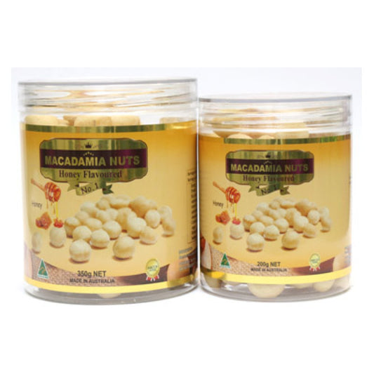 Mật Ong & Hạt Mắc Ca Rang (Hũ) 350g