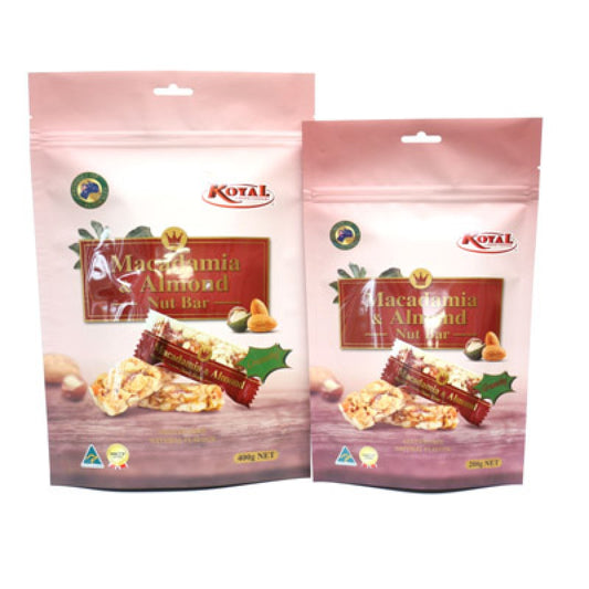 Macadamia & Almond Nut Bars 200g