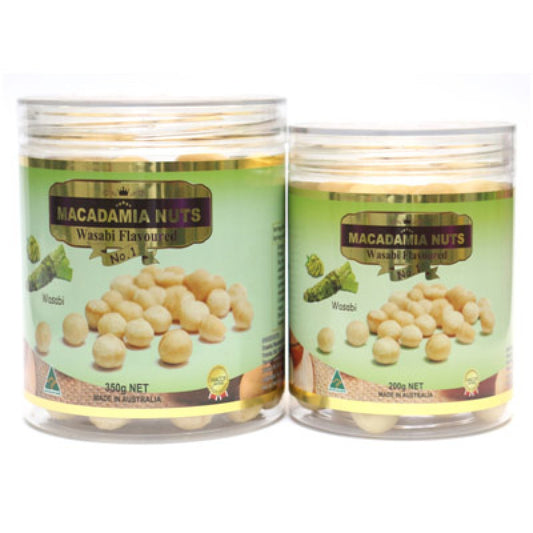 Wasabi và Hạt Mắc ca Rang (Hũ) 200g