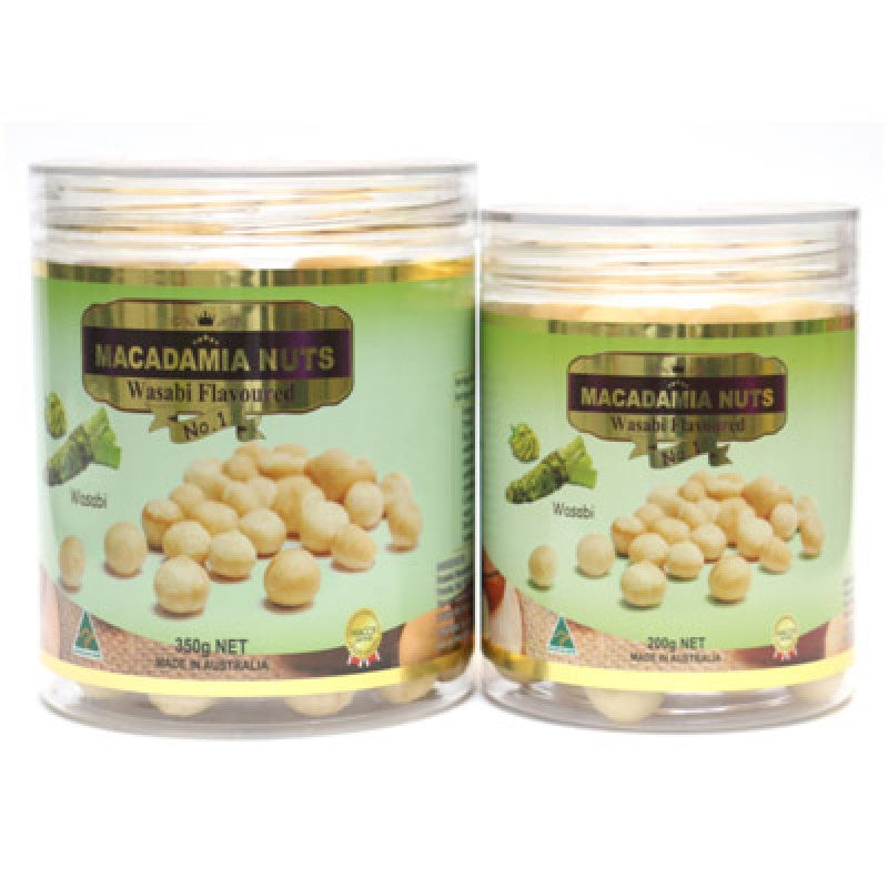 Wasabi & Hạt Mắc ca Rang (Hộp) 350g